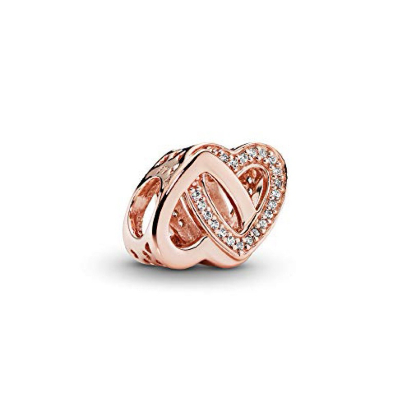 พร้อมส่ง‼️ Pandora ของแท้💯 ชาร์มหัวใจซ้อน Pandora entwined heart charm