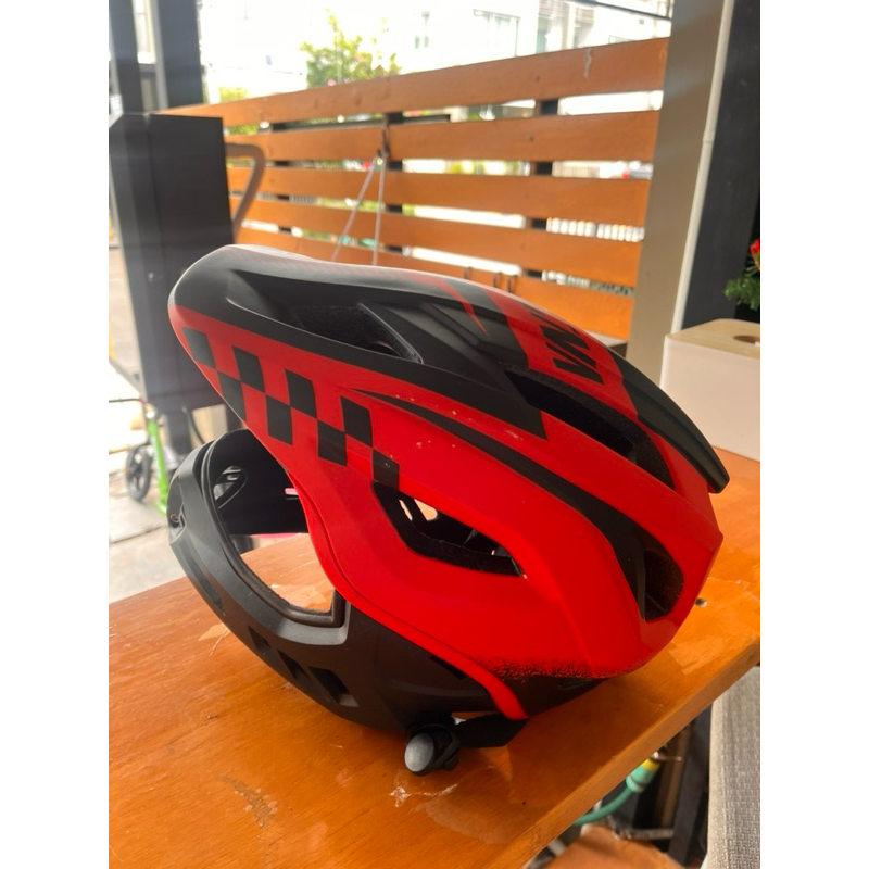 หมวกจักรยานเด็กเต็มใบ หมวกจักรยานเด็กปิดคาง Cigna Full Face Helmet