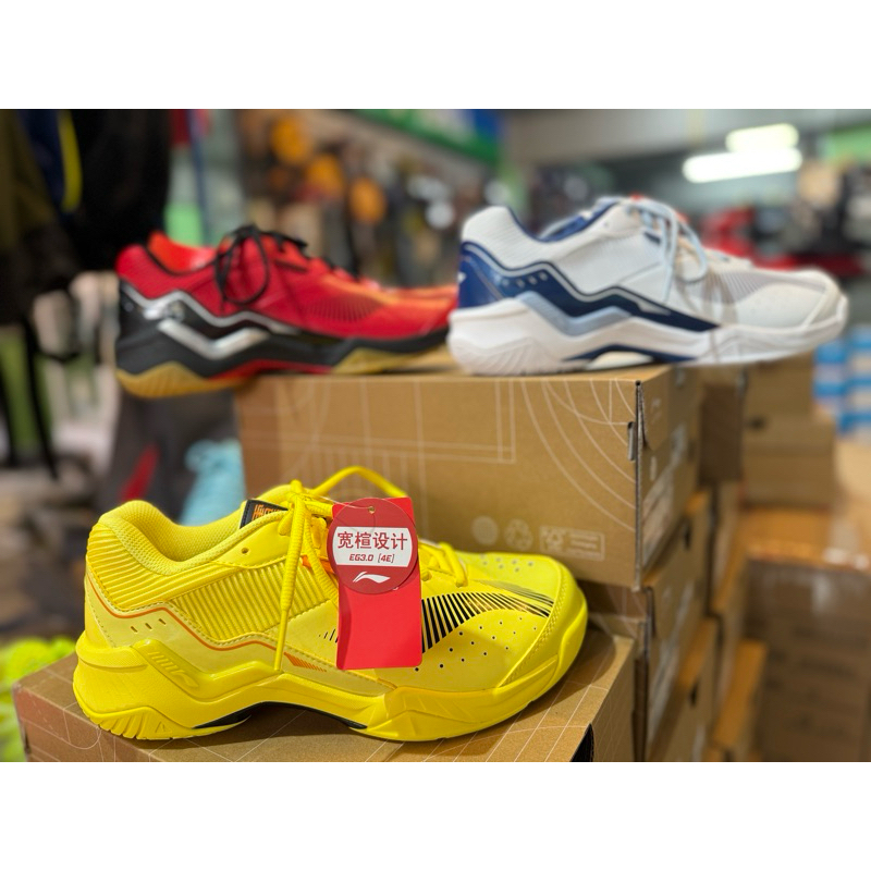 Li-Ning รองเท้าแบดมินตัน Sonic Boom (AYTV005) กว้าง 4E