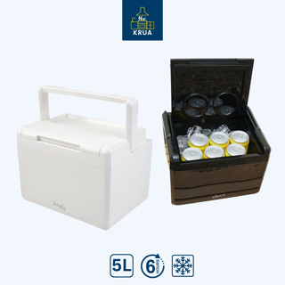 Naikrua กระติกเก็บความเย็น ความจุ 5 ลิตร เก็บความเย็นได้ 4-6…