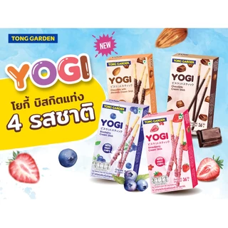 Tonggarden โยกี้ บิสกิตแท่งเคลือบครีมรสสตรอว์เบอร์รี่ 36 กรัม