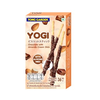 Tonggarden โยกี้ บิสกิตแท่งเคลือบครีมรสช็อกโกแลตและอัลมอนด์ …