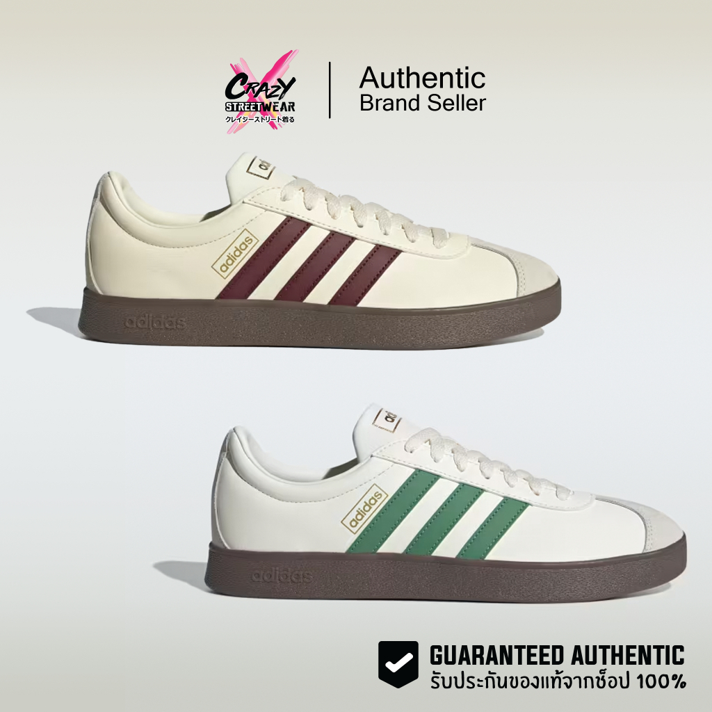 Adidas VL Court Classic ของแท้ 100% ( JH5061 / JH5062 ) ลิขสิทธิ์แท้ Adidas รองเท้า Shoes