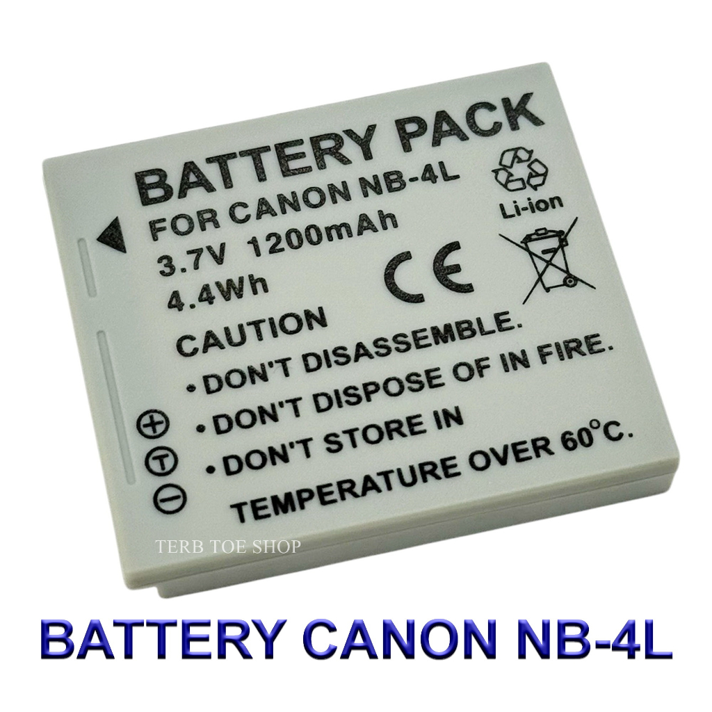 NB-4L / NB4L Battery and Charger For Canon IXUS 30,40,50,55,60,65,70,75,80,100,110,300,SD400,SD600,SD750,SD780,SD1000