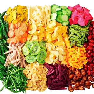 🥬ขายดี ผักกรอบ ผักอบกรอบ ผับรวมอบกรอบ ผักและผลไม้อบกรอบ ผักอบ ผลไม้อบกรอบ ผลไม้ฟรีซดราย ผลไม้เเห้ง ไม่แข็ง กรอบ กินเพลิน