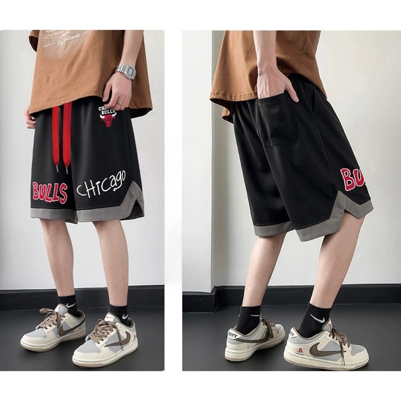 knowyou_กางเกงขาสั้น5ส่วน กางเกงลำลองสไตล์เกาหลี ผ้าวอร์มระบายอากาสได้ดี ใส่สบาย ใส่ออกกำลังกายได้