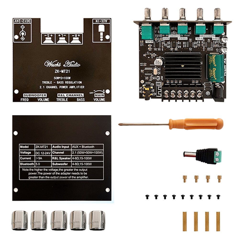 (AUX+Bluetooth) แอมป์จิ๋ว mt21 แอมป์จิ๋วบลูทูธ แอมป์ บลูทูธ zk mt21 แท้ แอมป์จิ๋วแรงๆ12v ขยายบลูทูธ 12v แอมป์จิ๋วไฟบ้าน