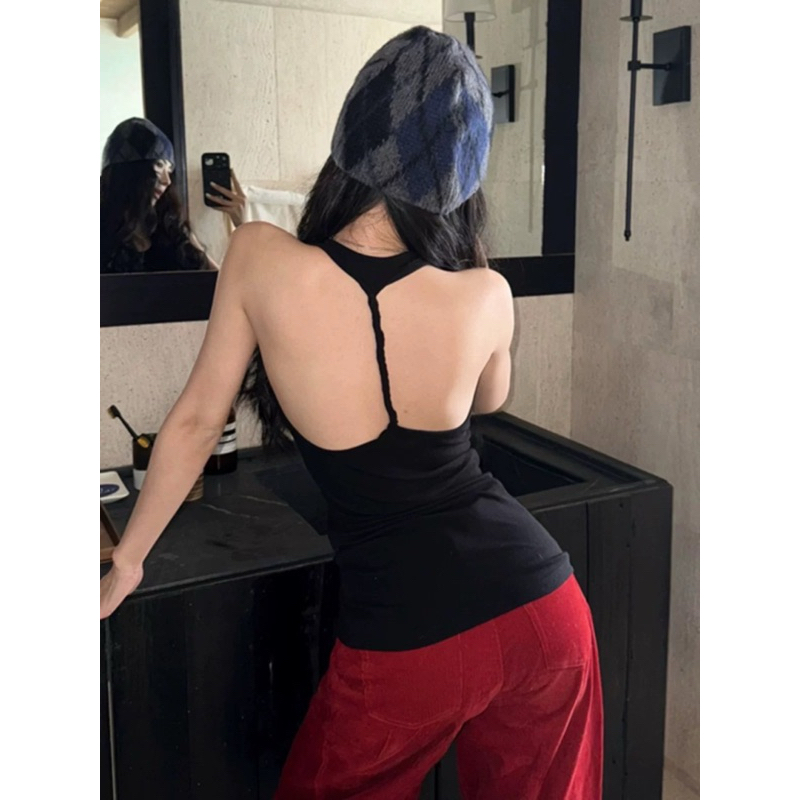 5079# เสื้อกล้าม เนื้อผ้ายืดอย่างดี งานสวย TAG:WG.WE 🇰🇷