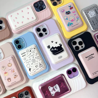 พร้อมส่ง F2S178 🧸💘Wallet Card การ์ดแม่เหล็ก กระเป๋าใส่บัตรลายน่ารัก 🎫 (แค่การ์ด) ใส่บัตร, เงิน, รูป ได้สูงสุด 3 ใบ