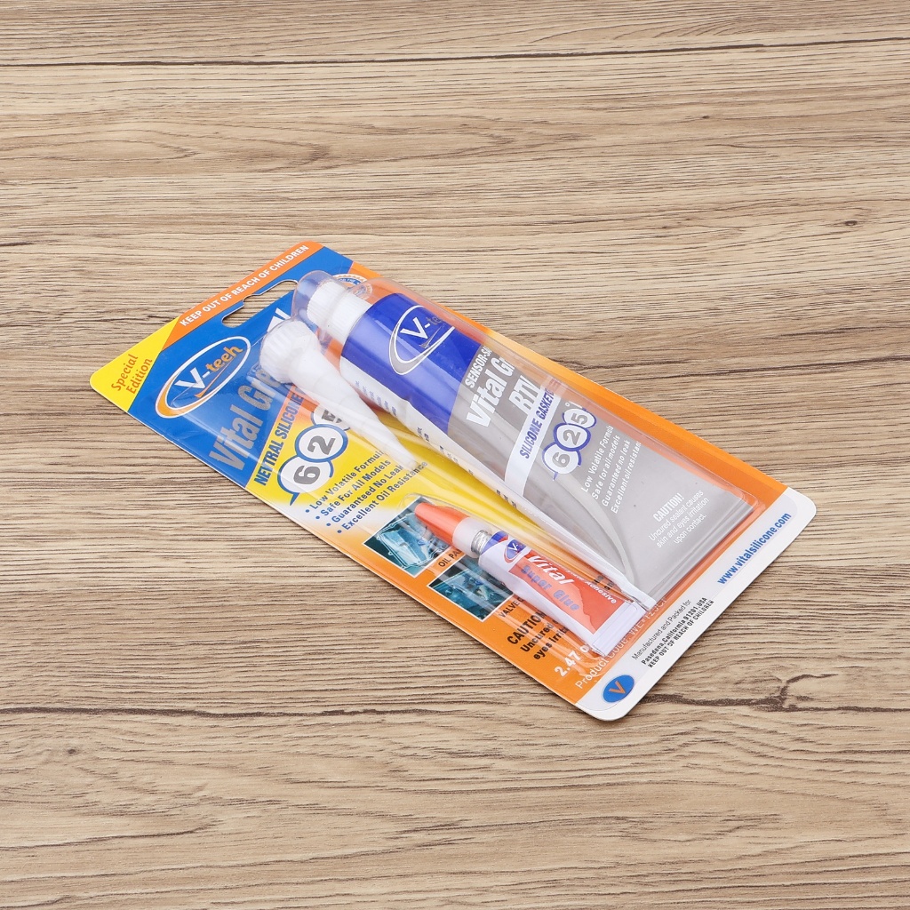 กาวประเก็นเสื้อสูบ 1หลอด/1หลอด+กาว520 ประเก็น กาวแดง ทาประเก็น ขนาด 85 กรัม สินค้าใช้ดี - รูปที่ 5