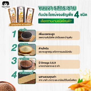ขนมงา งากรอบ รสกระชาย 90 กรัม (ตราไทไทแบรนด์) หวานน้อย หอมน้ำผึ้ง จากแม่ฮ่องสอน ขนมคลีน เเคลต่ำ (งาขาว งาดำ งาขี้ม่อน)