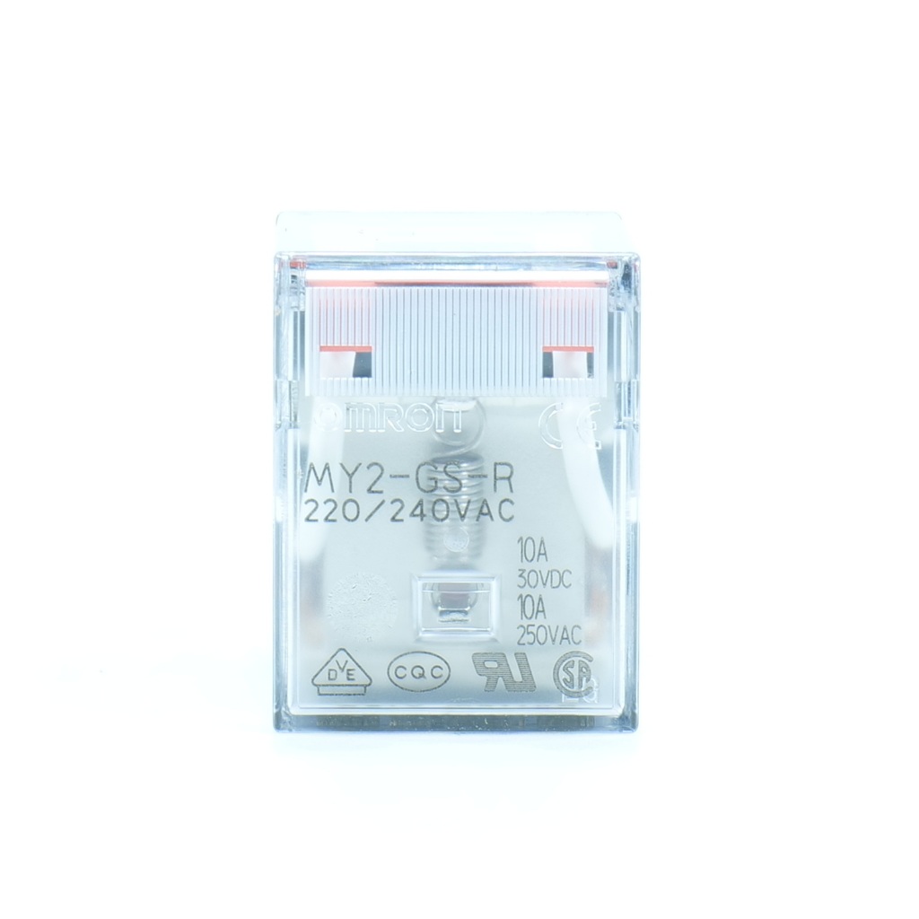MY2 220VAC RELAY OMRON RELAY สินค้าของแท้ 100% MY2-GS-R 220/240VAC