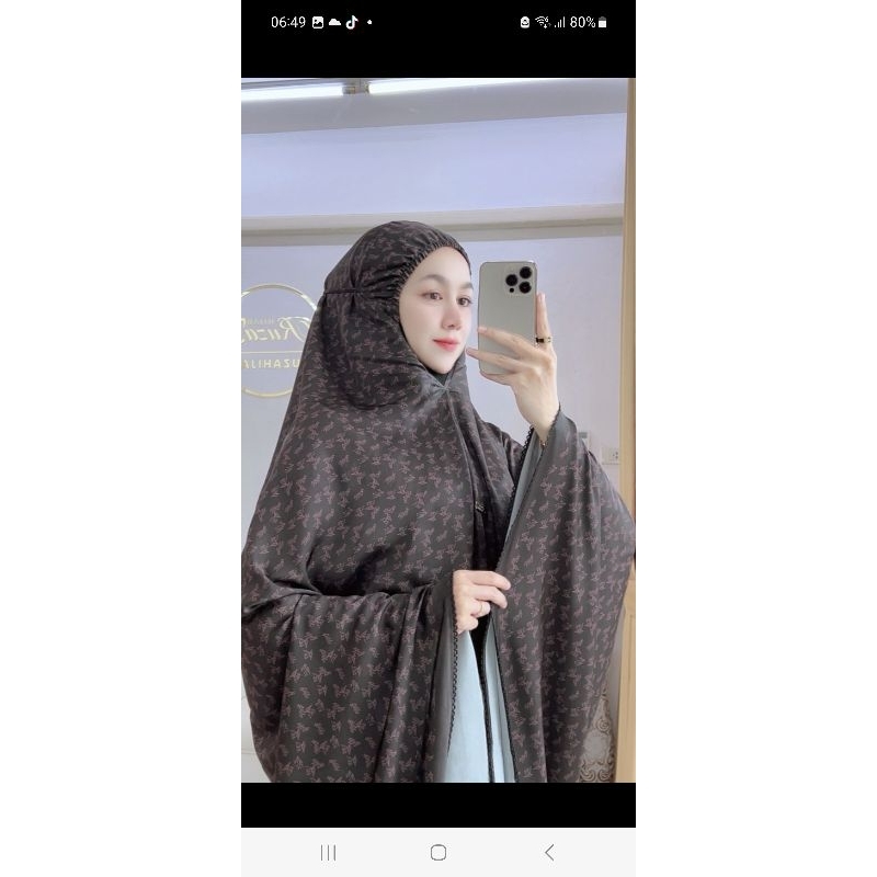 ชุดละหมาด รุ่น Ai-reen เนื้อผ้า Satin Silk