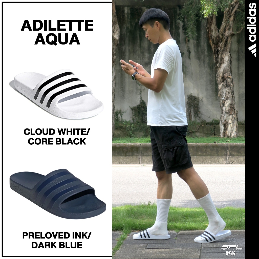 Adidas Collection อาดิดาส รองเท้าแตะ รองเท้าแฟชั่น Adilette Aqua F35539 / IF0895 (800)