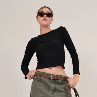 เสื้อยืด Nammon Jeans B11-B16 เสื้อยืดแขนยาวผ้าร่อง นุ่มใส่สบาย