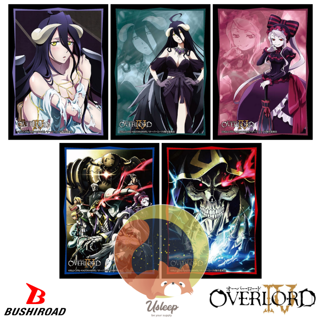 เศษสลีฟ Bushiroad Sleeve Collection HG Overlord IV : Ainz Ooal Gown (Momonga), Albedo, Shalltear