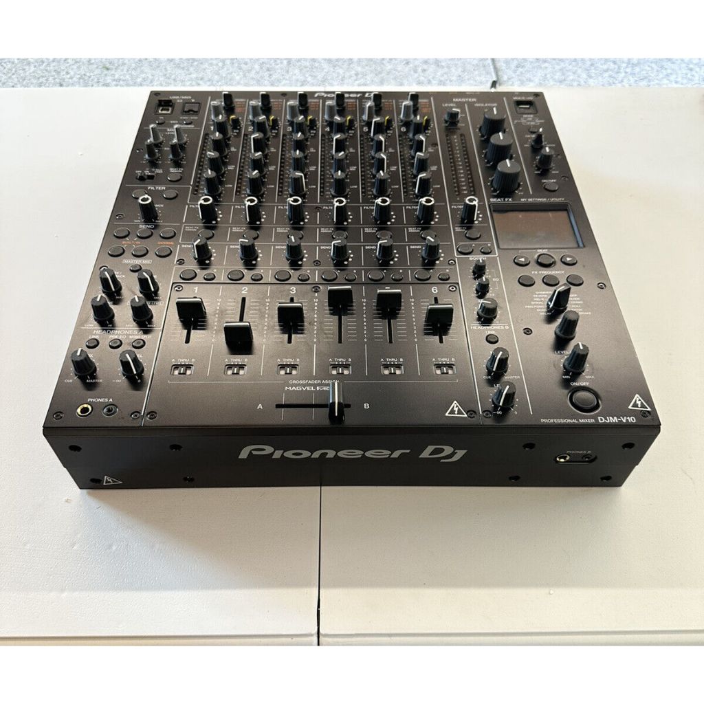 Pioneer DJ DJM-V10 6-Channel, 4-Band EQ Club Mixer with Dedicated Compressor Knobs มิกเซอร์คลับ 6 ช่