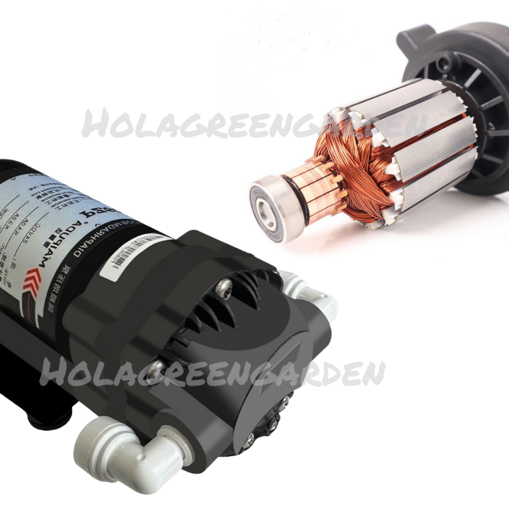ปั๊มน้ำ ปั๊มเงียบ RO 600G PZ600 24V พ่นหมอก ปั๊มพ่นหมอก เครื่องกรองน้ำ ≥2.8L/min ราคา ถูกที่สุด ดีลบีเคเค แกลเลอรีภาพที่ 2