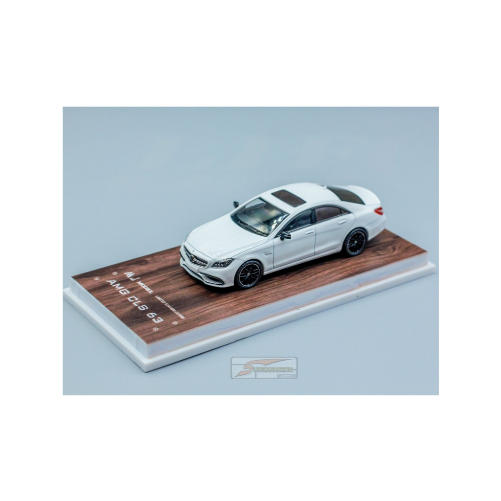 MJ  MJ64-BENZ-CLS63-W  1/64 Mercedes Benz AMG CLS 63 White