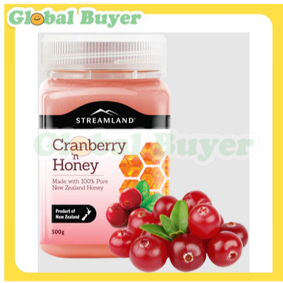 Streamland Cranberry Honey 500g EXP:12/2025