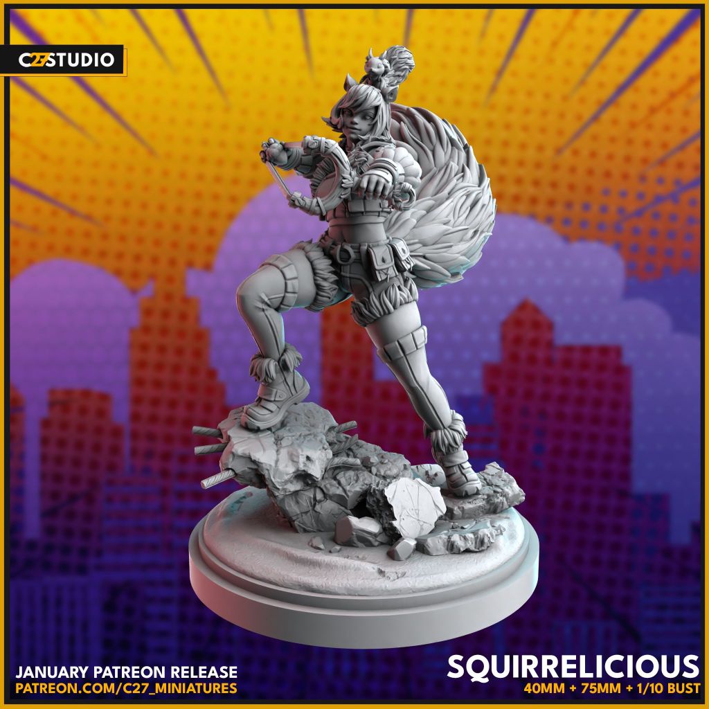 Squirrel Girl Marvel Rivals - 40mm Heroes Miniature