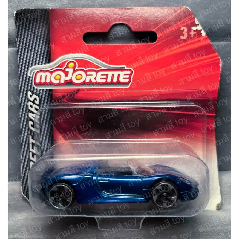 โมเดล รถเหล็ก มาจอเร็ตต์ Porsche 916 Spyder สีน้ำเงิน
