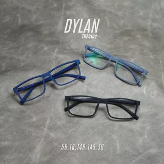 แว่นตาสายตายาวเลนส์ 2ชั้นออโต้ รุ่น Dylan ดีแลน TR23102 ในร่มเลนส์ใสออกแดดเปลี่ยนสีเทาดำ