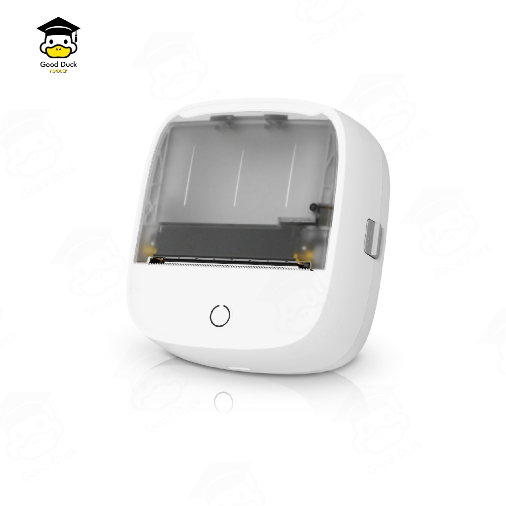 Mini Printer เครื่องปริ้นสติกเกอร์ เครื่องปริ้นพกพา Aiyin B21 ไม่ใช้หมึก หน้ากระดาษ 25-57mm BT USB