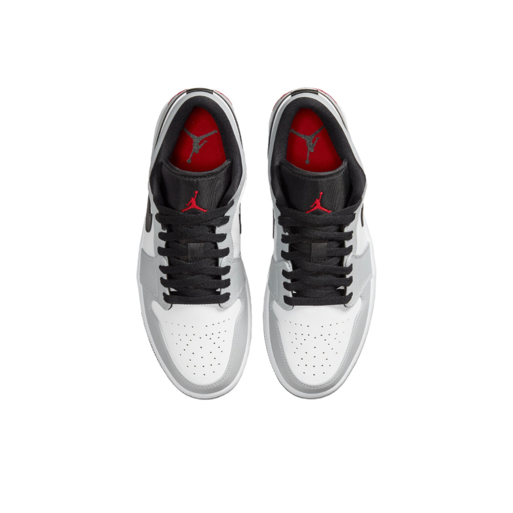 【100% original💯%】AIR JORDAN 1 LOW LIGHT SMOKE GREY 1 LOW แบรนด์ใหม่ รองเท้ากีฬาชายและหญิง