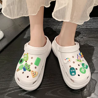 XWbrand NEW รองเท้าแตะแฟชั้นเสริมส้นเ สวยสับๆ เขียวเหนี่ยวทรัพย์ไปเลยวิ รองเท้าแตะพื้นนิ่มพลาดไม่ได้ คุ้มไม่ไหว ต้องจัด