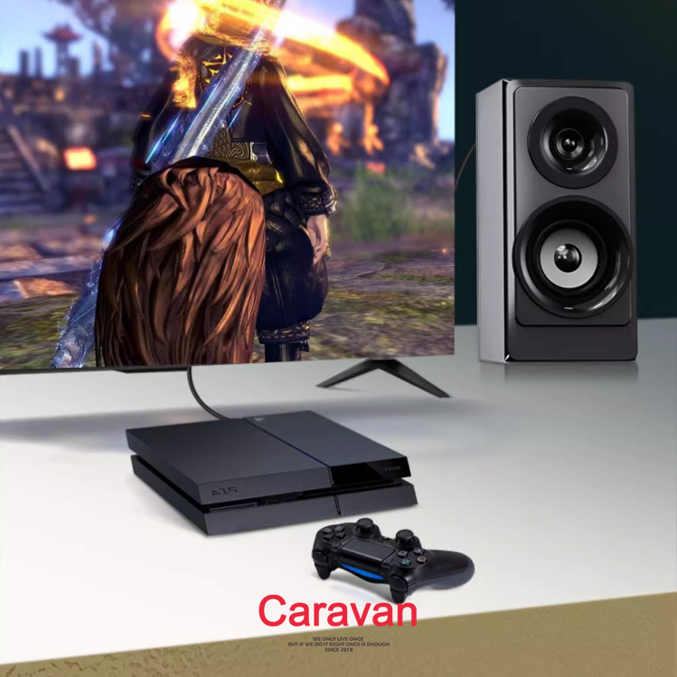 Caravan Crew OD2.2 TOSLINK Cable สายสัญญาณเสียงไฟเบอร์ออปติกสําหรับ CD DVD SPDIF สําหรับทีวีลําโพง