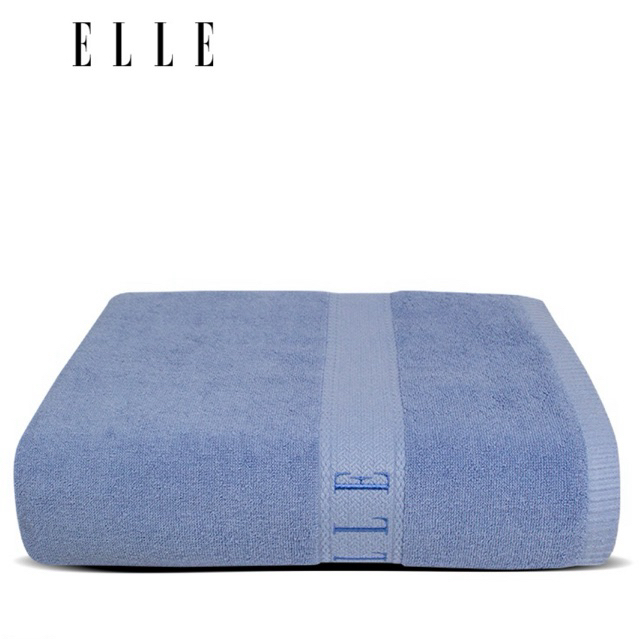 ELLE Towel ผ้าขนหนูรุ่นธรรมดาเบสิก คอตตอน100% ขนาด 70x135 cm. ไม่แพ็คกล่อง