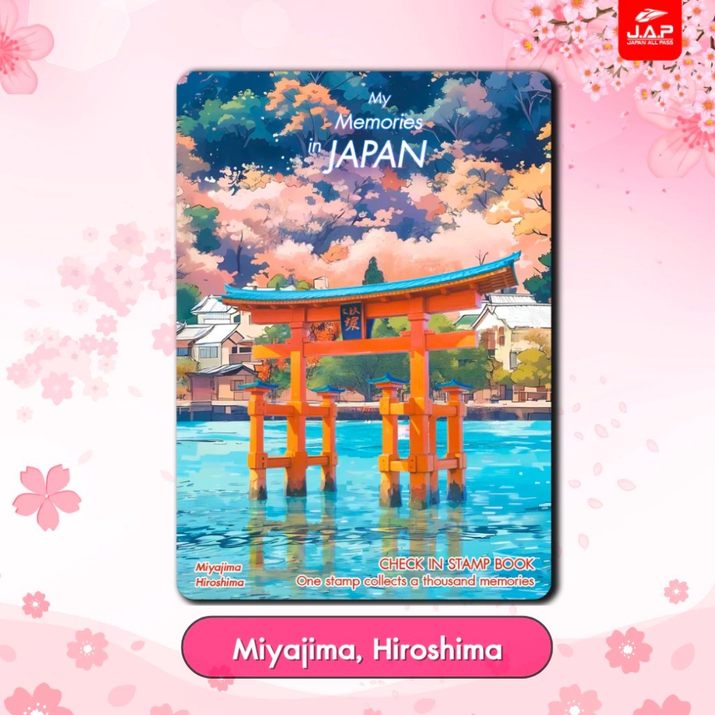 (ส่งเร็ว) Check In Stamp Book Spring(ซากุระ) สมุดสะสมตัวปั๊ม สมุดบันทึกเช็คอิน สะสมตราปั๊มเที่ยวญีปุ่น ตราปั๊มสถานีรถไฟ - รูปที่ 3