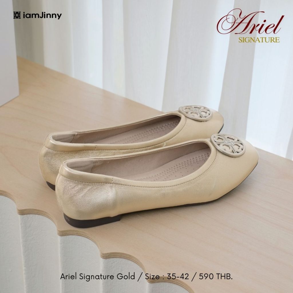 iamJinny JN071 รุ่น Ariel Signature สีทอง