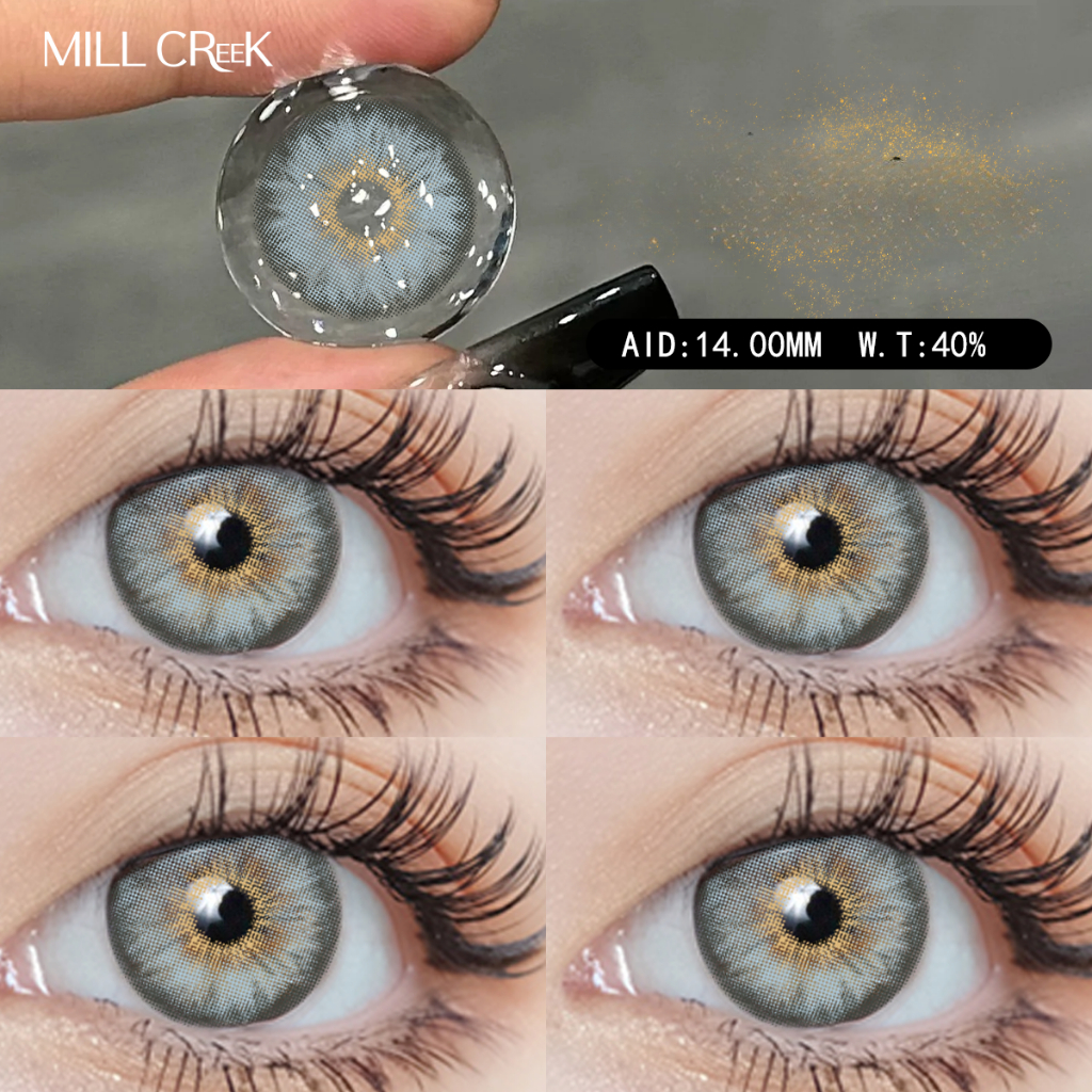 Mill Creek สไตล์ยุโรปและอเมริกา คอนแทคเลนส์สี สาวร้อนแรง คอนแทคเลนส์