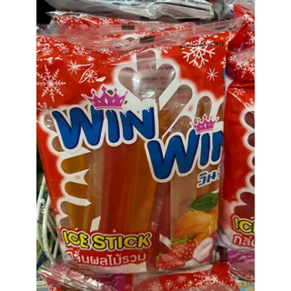 ดีโด้หวานเย็น รสผลไม้รวม 2 รสชาติ โดราเอม่อนผลไม้รวม กับ มินเนียนม็อกเทล 35มล. x 12แท่ง