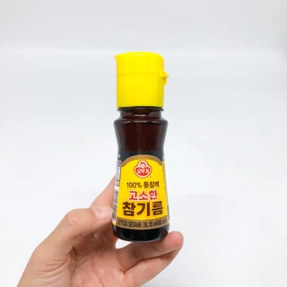 참기름 โอโตกิ น้ำมันงา น้ำมันงาคั่ว น้ำมันงาเกาหลี เครื่องปรุงเกาหลี Sesame Oil 55ml. by TKkimchi