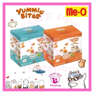 (ยกกล่อง)Me-O Yummie Bites มีโอยัมมี่ไบร์ท ขนมแมวขนาด 30gx12 ซอง