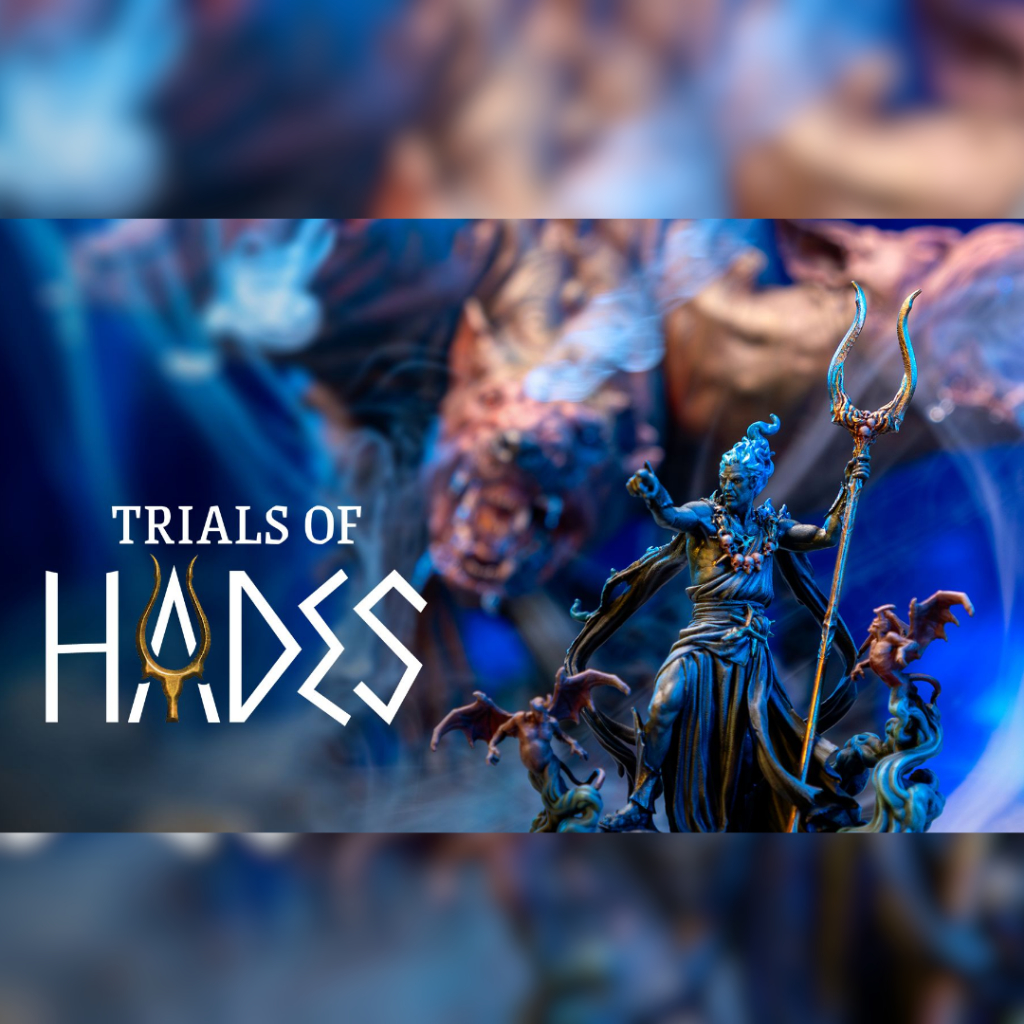 DnD Miniature I Trials of Hades Iโมเดลบอร์ดเกม (งานเรซิ่นยังไม่ลงสี) ฐาน 1-2 นิ้ว