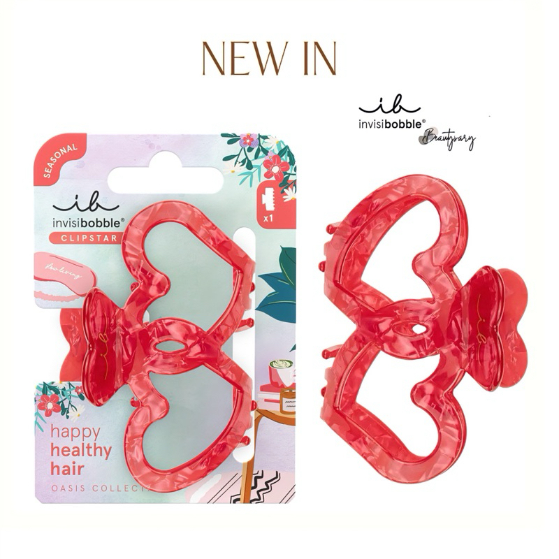 ใหม่ล่าสุด🎉 INVISIBOBBLE กิ๊บติดผม ไม่เป็นรอย CLIPSTAR OASIS Lover Nest