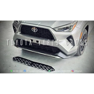 (อยู่ในระหว่างการผลิตเพิ่ม จัดส่งวันที่ 06/06/68)กระจังล่าง Toyota Yaris cross ติด3M ตรงรุ่นติดตั้งง่ายติดทับกระจังเดิม