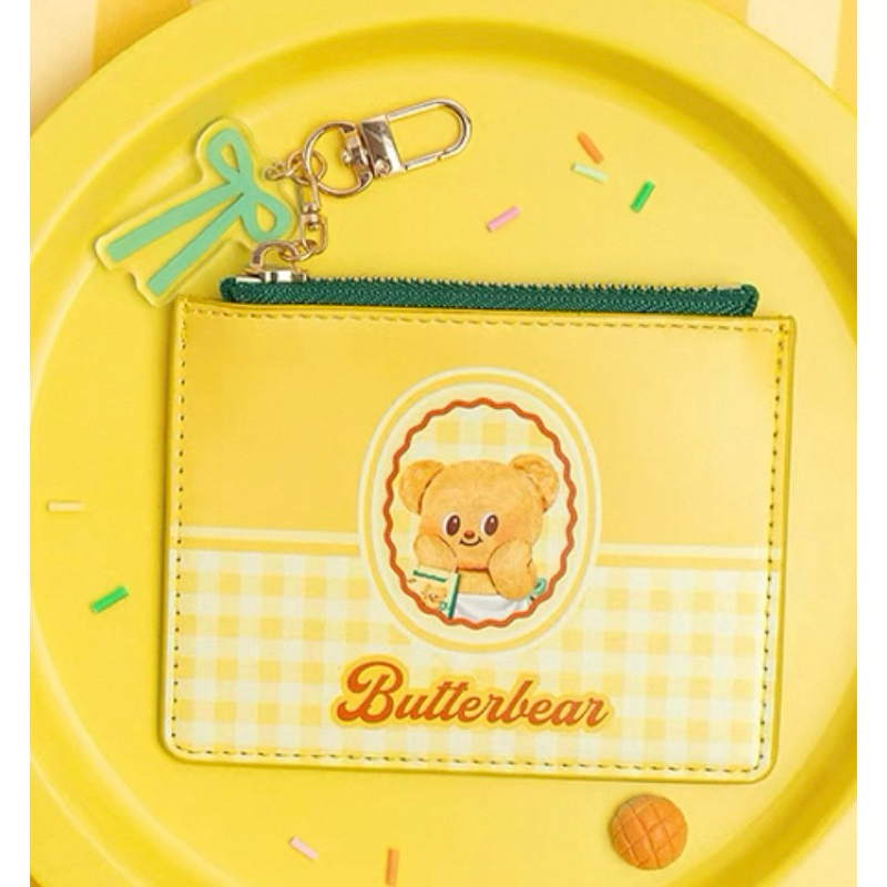พร้อมส่ง/ของแท้🥞🧀🍞🧈 Butter Bear Coins Bag กระเป๋าสตางค์/ ใส่เหรียญ (สีเหลือง)