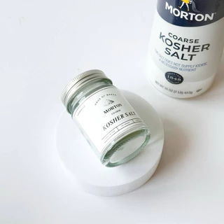 Kosher Salt [MORTON] แบ่งขาย 50g เกลือโคเชอร์ สำหรับทำอาหาร สเต็ก ขนมหวาน