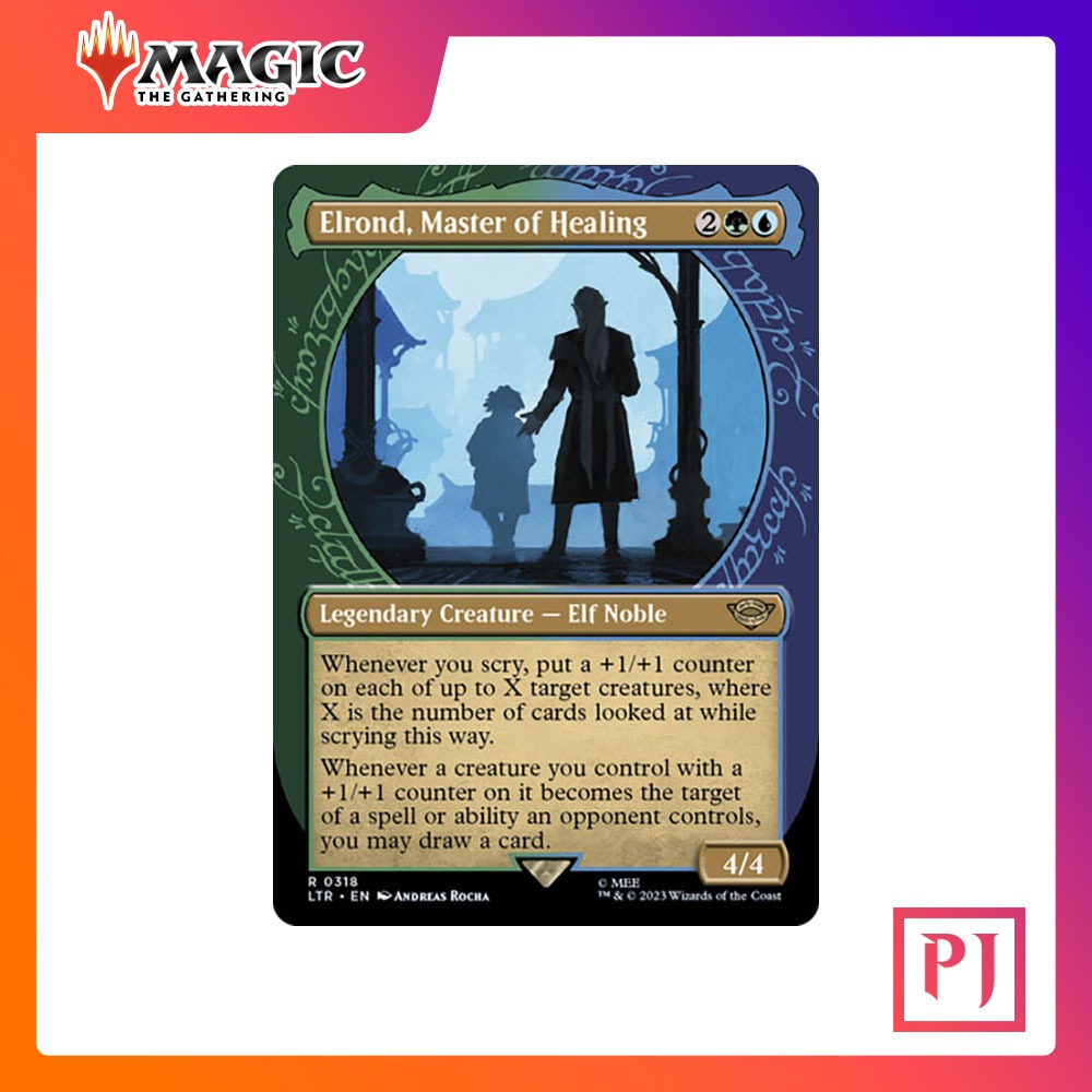 [MTG] Elrond, Master of Healing (#318) (Showcase) [LTR] [MULTI] [RARE] [NORMAL] [ENG] (การ์ดเมจิค / 