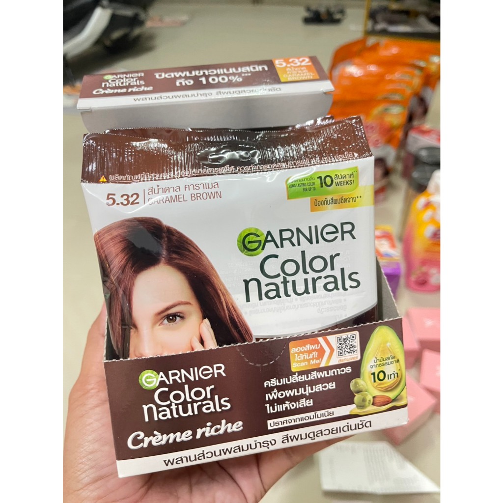 Garnier Color Naturals 30ml. ครีมเปลี่ยนสีผมถาวร สีผมการ์นิเย่ สีย้อมผมการ์นิเย่ ยาย้อมผมgarnier