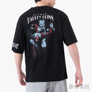 DOSH MEN'S OVERSIZED T-SHIRTS BATMAN เสื้อยืดโอเวอร์ไซส์ DBM…