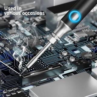 TASKTOOL แบบเสียบสาย หัวแร้งแบบ USB 5V ขนาดเล็กสะดวกปรับอุณหภูมิได้ชุดหัวแร้งแบบใช้มือ DIY TISI STANDARD