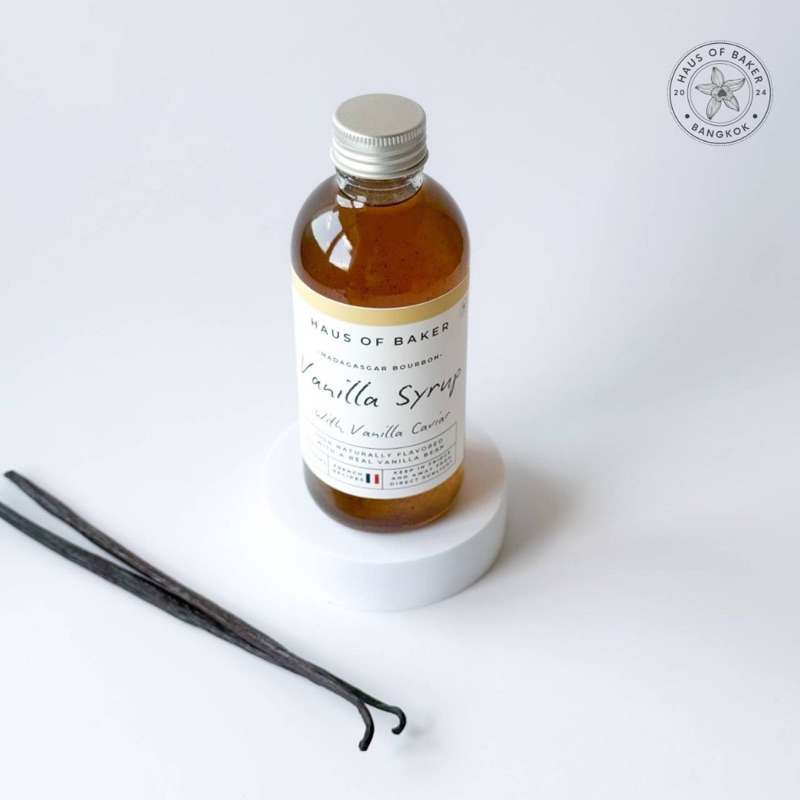 Vanilla Syrup French Recipe 🇫🇷 น้ำเชื่อมวานิลลาแท้ พร้อมเมล็ดวานิลลาจากมาดากัสการ์ รูปที่ 3