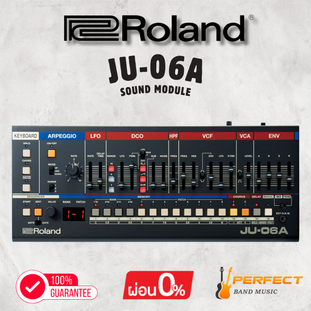 ซาวด์โมดูล Roland JU-06A Sound Module [ผ่อน 0% 10เดือน]
