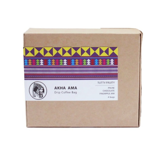 Akha Ama Coffee - Drip Coffee Bag" TUTTY FRUITY" กาแฟดริปแบบซอง (Medium Roast / คั่วกลาง)